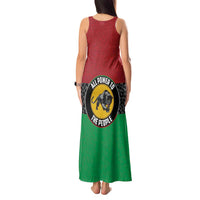 Personalized Pan African Panther Tank Maxi Dress All Power To The People