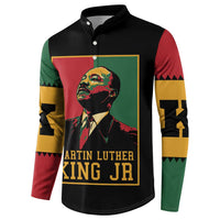 Martin Luther King Jr Button Sweatshirt Retro Style