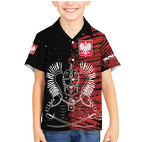 Polish Hussars Polska Family Matching Mermaid Dress and Hawaiian Shirt Poland Coat of Arms