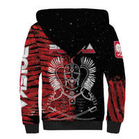 Polish Hussars Polska Sherpa Hoodie Poland Coat of Arms
