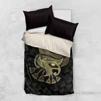 African Bedding Set Horus Eyes Egyptian God