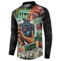 Heritage in Frames Civil Rights Leaders Button Sweatshirt African-American Photography - Wonder Print Shop