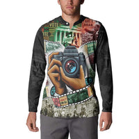 Heritage in Frames Civil Rights Leaders Button Sweatshirt African-American Photography - Wonder Print Shop