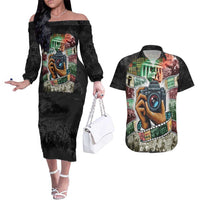 Heritage in Frames Civil Rights Leaders Couples Matching Off The Shoulder Long Sleeve Dress and Hawaiian Shirt African-American Photography - Wonder Print Shop