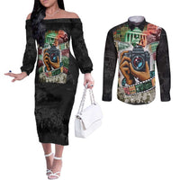 Heritage in Frames Civil Rights Leaders Couples Matching Off The Shoulder Long Sleeve Dress and Long Sleeve Button Shirt African-American Photography