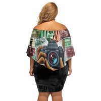 Heritage in Frames Civil Rights Leaders Family Matching Off Shoulder Short Dress and Hawaiian Shirt African-American Photography - Wonder Print Shop