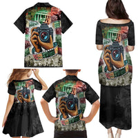 Heritage in Frames Civil Rights Leaders Family Matching Puletasi and Hawaiian Shirt African-American Photography - Wonder Print Shop