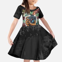 Heritage in Frames Civil Rights Leaders Kid Short Sleeve Dress African-American Photography - Wonder Print Shop