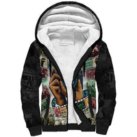 Heritage in Frames Civil Rights Leaders Sherpa Hoodie African-American Photography - Wonder Print Shop