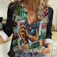 Heritage in Frames Civil Rights Leaders Women Casual Shirt African-American Photography - Wonder Print Shop