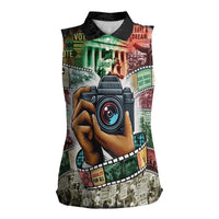 Heritage in Frames Civil Rights Leaders Women Sleeveless Polo Shirt African-American Photography - Wonder Print Shop