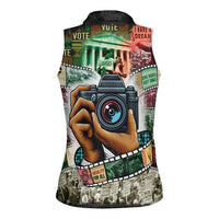 Heritage in Frames Civil Rights Leaders Women Sleeveless Polo Shirt African-American Photography - Wonder Print Shop