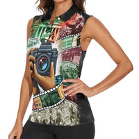 Heritage in Frames Civil Rights Leaders Women Sleeveless Polo Shirt African-American Photography - Wonder Print Shop