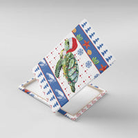 Turtle Xmas Canvas Wall Art Green Sea Turtle Merry Christmas - Wonder Print Shop