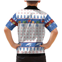 Turtle Xmas Family Matching Mermaid Dress and Hawaiian Shirt Green Sea Turtle Merry Christmas - Wonder Print Shop