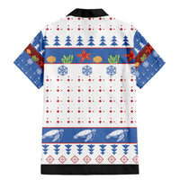 Turtle Xmas Family Matching Mermaid Dress and Hawaiian Shirt Green Sea Turtle Merry Christmas - Wonder Print Shop