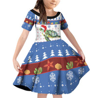 Turtle Xmas Family Matching Off Shoulder Short Dress and Hawaiian Shirt Green Sea Turtle Merry Christmas - Wonder Print Shop