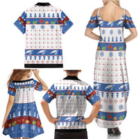 Turtle Xmas Family Matching Summer Maxi Dress and Hawaiian Shirt Green Sea Turtle Merry Christmas - Wonder Print Shop