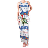 Turtle Xmas Family Matching Tank Maxi Dress and Hawaiian Shirt Green Sea Turtle Merry Christmas - Wonder Print Shop