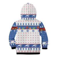 Turtle Xmas Kid Hoodie Green Sea Turtle Merry Christmas - Wonder Print Shop