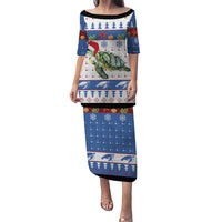 Turtle Xmas Puletasi Green Sea Turtle Merry Christmas - Wonder Print Shop