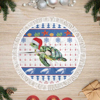 Turtle Xmas Tree Skirt Green Sea Turtle Merry Christmas - Wonder Print Shop
