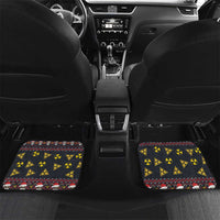 Skull Have A Rad Christmas Car Mats Santa Skull - Wonder Print Shop