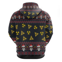 Skull Have A Rad Christmas Hoodie Santa Skull - Wonder Print Shop