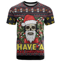 Skull Have A Rad Christmas T Shirt Santa Skull - Wonder Print Shop
