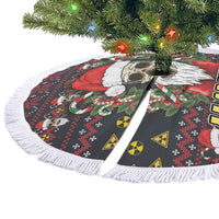 Skull Have A Rad Christmas Tree Skirt Santa Skull - Wonder Print Shop