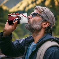 Personalized Canadian Flag 4 in 1 Can Cooler Tumbler Canada Archery Target - Maple Leaf