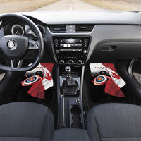Canadian Flag Car Mats Canada Archery Target - Maple Leaf