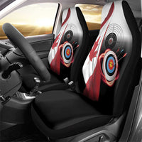 Canadian Flag Car Seat Cover Canada Archery Target - Maple Leaf