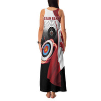 Personalized Canadian Flag Family Matching Tank Maxi Dress and Hawaiian Shirt Canada Archery Target - Maple Leaf