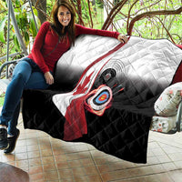 Canadian Flag Quilt Canada Archery Target - Maple Leaf