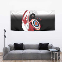 Canadian Flag Tapestry Canada Archery Target - Maple Leaf