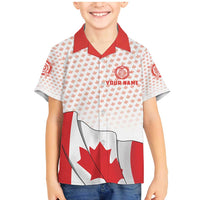 Personalized Canada Archery Family Matching Mermaid Dress and Hawaiian Shirt Maple Leaf Canadian Flag