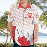 Personalized Canada Archery Hawaiian Shirt Maple Leaf Canadian Flag