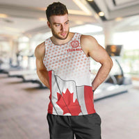 Personalized Canada Archery Men Tank Top Maple Leaf Canadian Flag