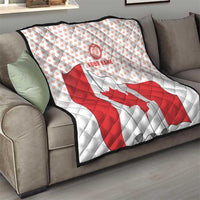 Personalized Canada Archery Quilt Maple Leaf Canadian Flag
