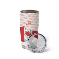 Personalized Canada Archery Tumbler Cup Maple Leaf Canadian Flag