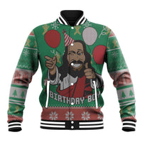 Birthday Boy Jesus Baseball Jacket African Christian - Wonder Print Shop
