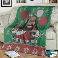 Birthday Boy Jesus Blanket African Christian