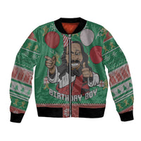 Birthday Boy Jesus Bomber Jacket African Christian - Wonder Print Shop