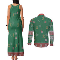 Birthday Boy Jesus Couples Matching Tank Maxi Dress and Long Sleeve Button Shirt African Christian - Wonder Print Shop