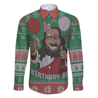 Birthday Boy Jesus Family Matching Long Sleeve Bodycon Dress and Hawaiian Shirt African Christian - Wonder Print Shop