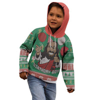 Birthday Boy Jesus Kid Hoodie African Christian - Wonder Print Shop