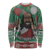 Birthday Boy Jesus Long Sleeve Shirt African Christian - Wonder Print Shop