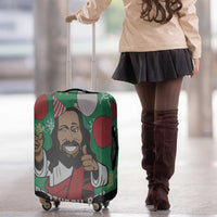 Birthday Boy Jesus Luggage Cover African Christian - Wonder Print Shop