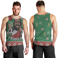 Birthday Boy Jesus Men Tank Top African Christian - Wonder Print Shop